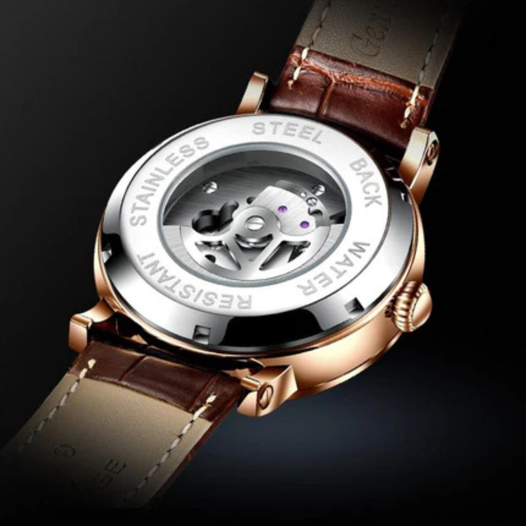 Modiva's Skeleton Mechanical Automatic Watch