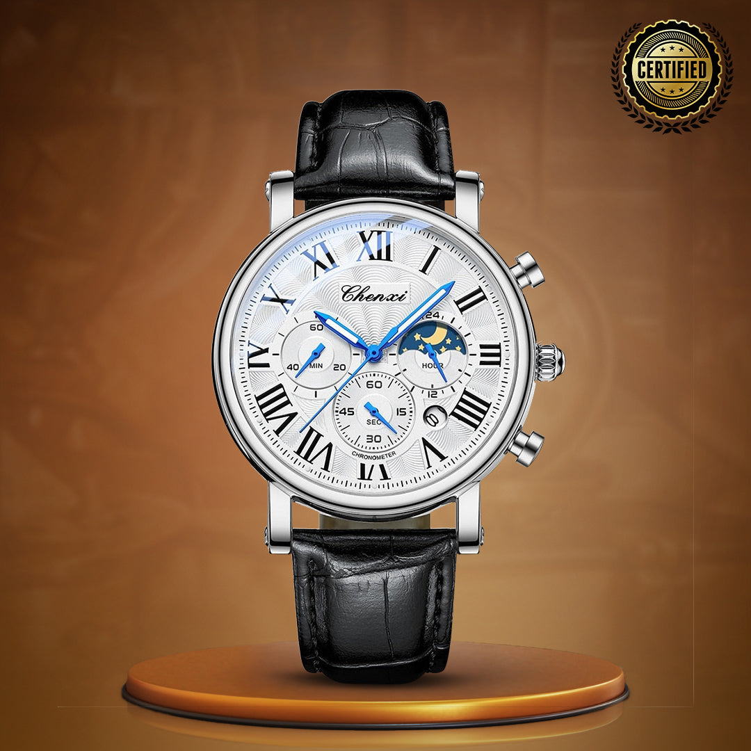 Modiva's Slim Luxury Multifunctional Wrist Watch