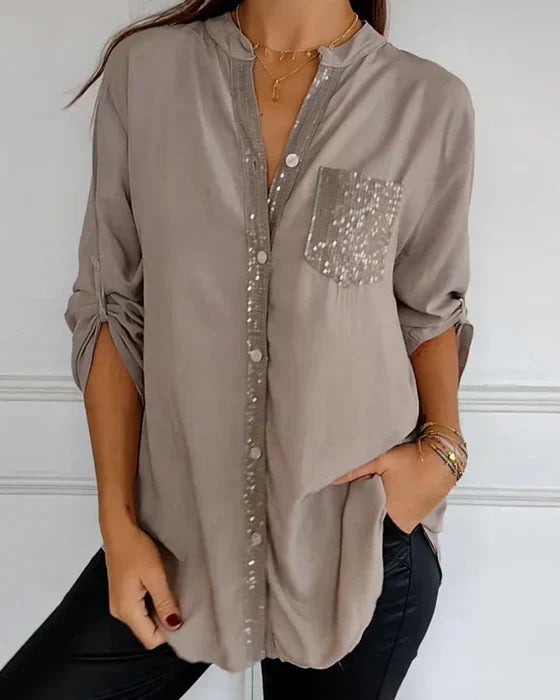 Elaine™ - Chic Glamour Top